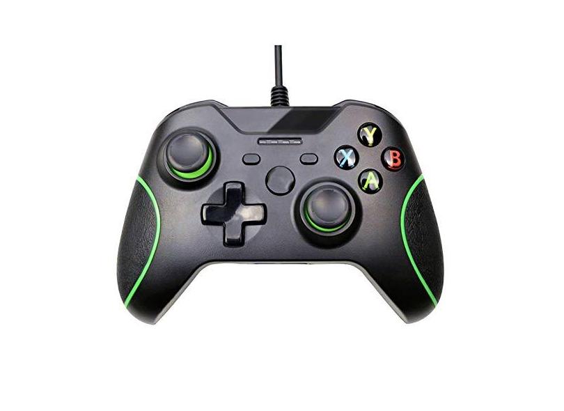 Controle Xbox 360 Pc Notebook Celular Com Fio Joystick - Single