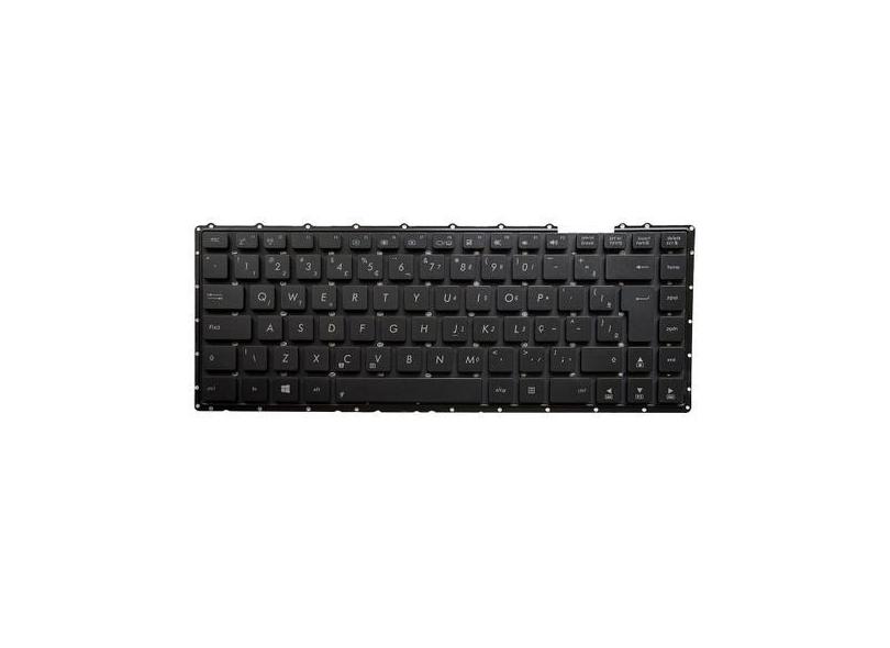 Teclado para Notebook bringIT compatível com Asus Part Number MP-13K86