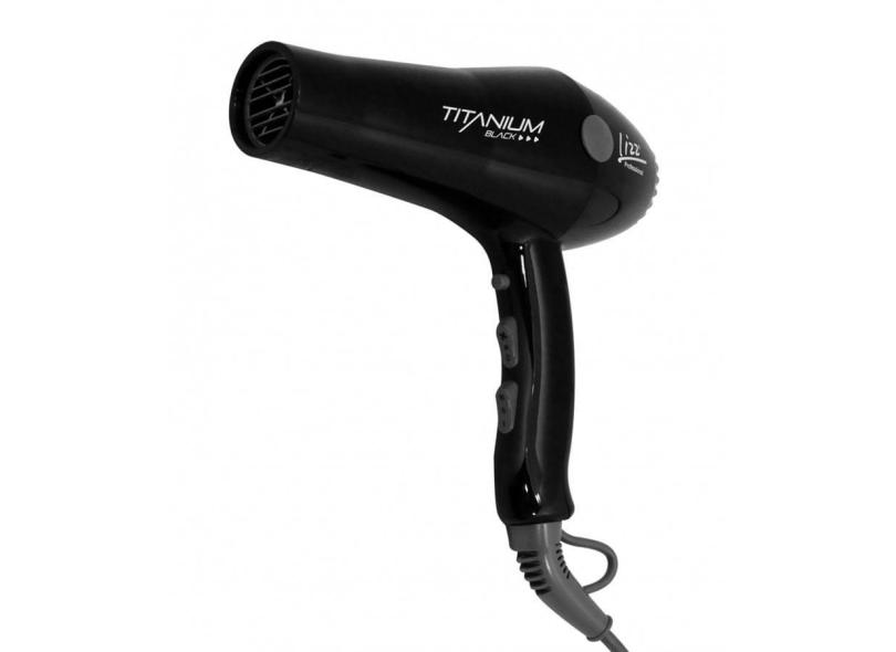 Secador Titanium Black 220V ST005B Preto Lizz LIZZ PROFESSIONAL 