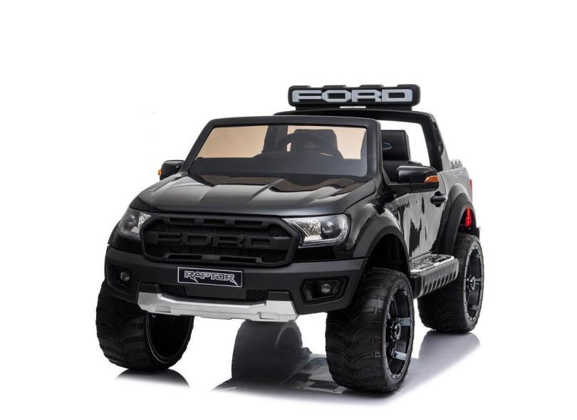 Mini Carro Eletrico Ford Raptor Preto 24v c/ Luz e Som 2 Lugares - Importway