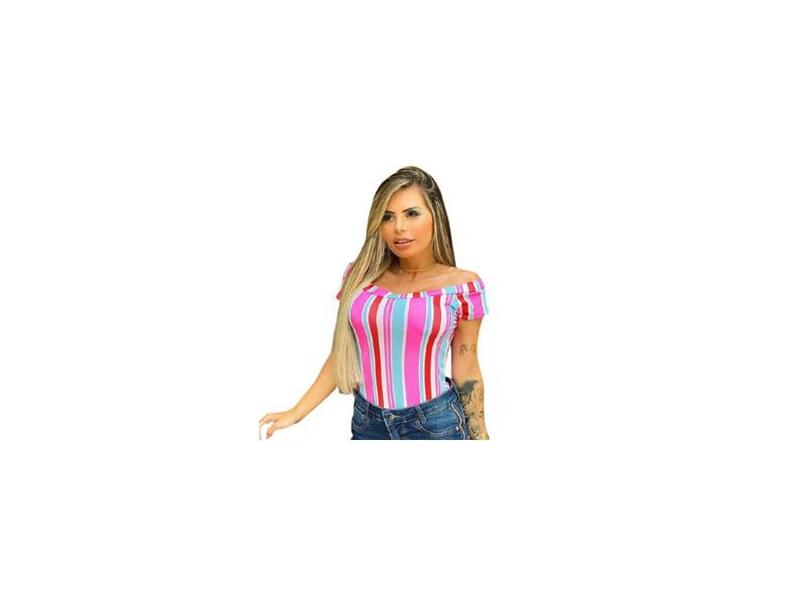 Body Bodi Blusa Bojo Gota Verão Ombro Moda Feminina Balada