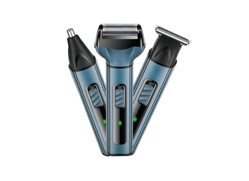 Barbeador Elétrico Aparador de Pelos 3 em 1 Com 3 pentes de Corte Reca