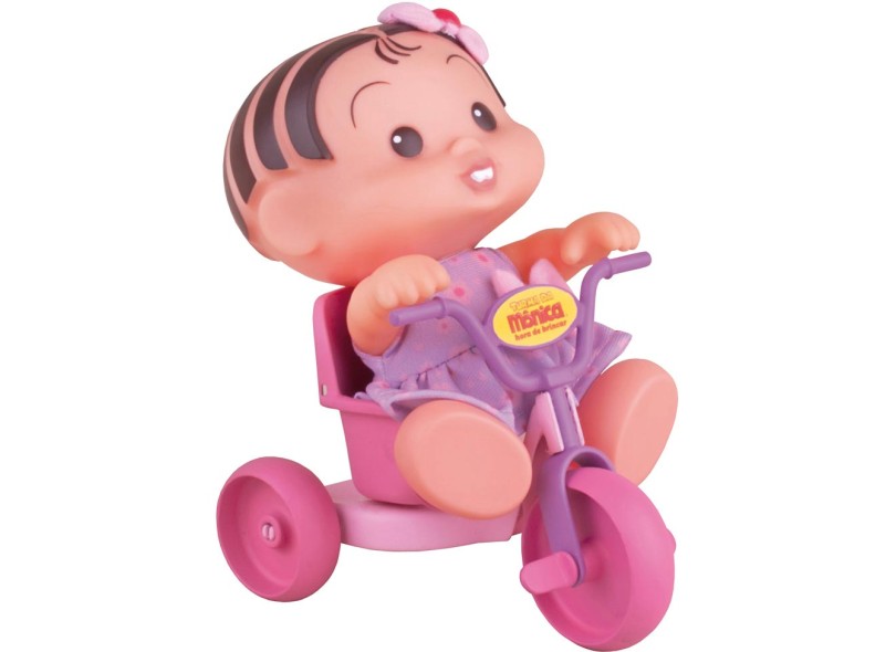 Boneca Turma da Mônica Mônica com Triciclo Multibrink