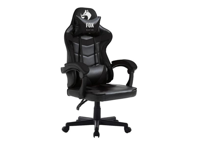 Cadeira Gamer Fox Racer Nordic Encosto Ajustável Preto