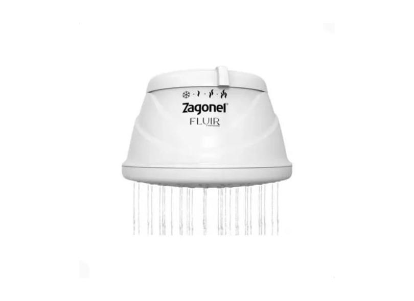 Ducha fluir 4 temperatura 5500w 127v branco zagonel, 110V