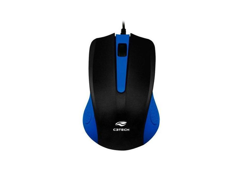 Mouse C3Tech MS-20BL USB 1000 DPI Azul
