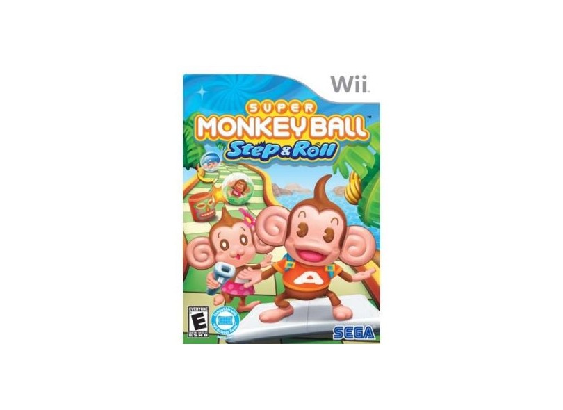 Jogo Super Monkey Ball Step & Roll Sega Wii