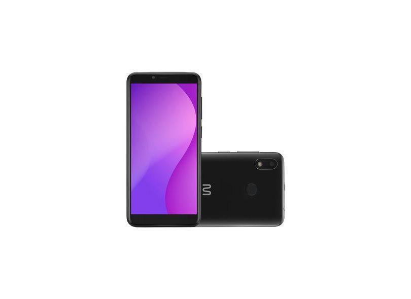 Smartphone Multilaser G 4G 16GB Tela 5.5 Processador Octa Core Sensor de Digitais Android 9.0 GO Preto - P9095OUT [Reembalado] P9095OUT