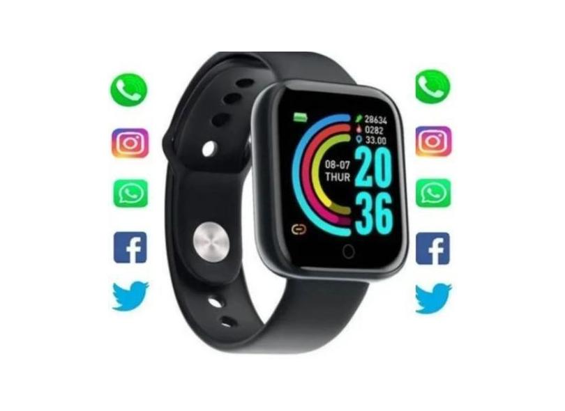 Relógio Smartwatch D20 Para Homens e Mulheres - Alzza
