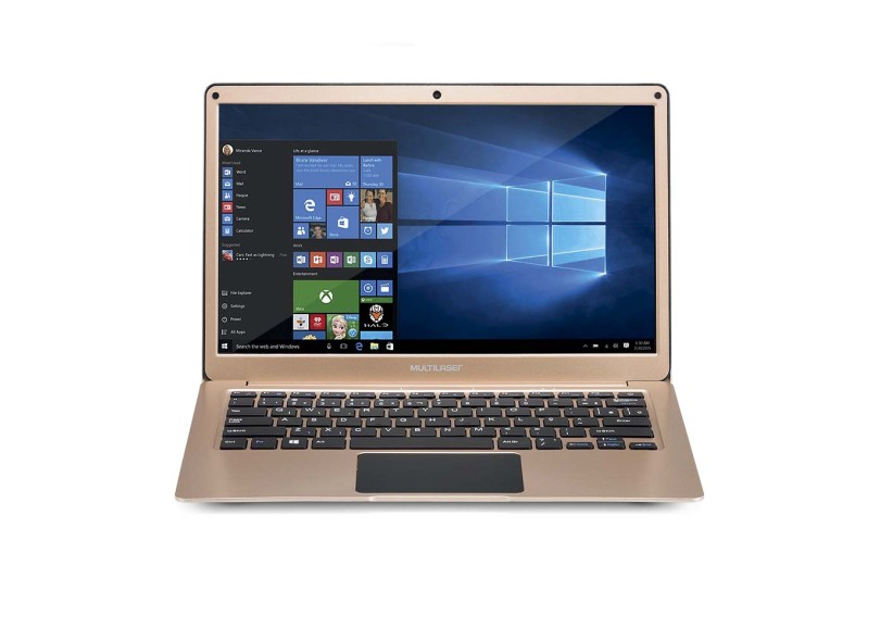 Notebook Multilaser Intel Celeron N3350 4 GB de RAM 32 GB 13.3 " Windows 10 PC206