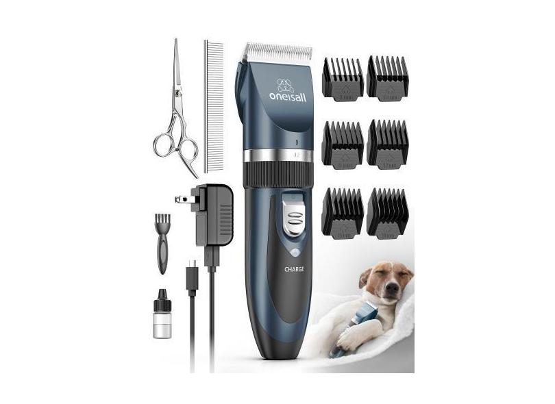 Pet Shaver Clippers Oneisall, Recarregável De Baixo Ruído, Sem Fio