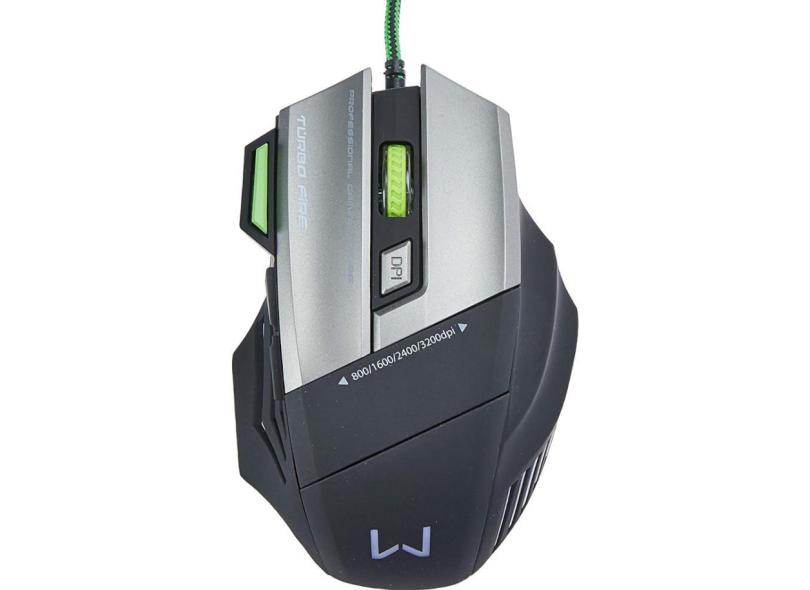 Mouse Gamer BlueTrack Profissional USB MO207 - Multilaser