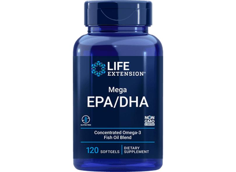 Omega3 Mega Epa/dha 120 Softgels, Life Extension com o Melhor