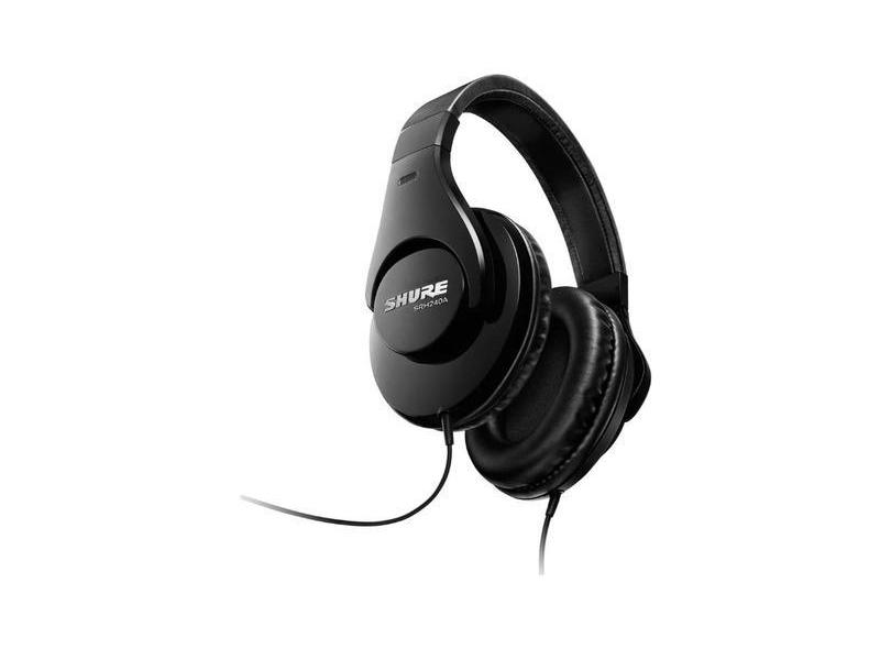 Fone De Ouvido Shure Srh240a Profissional Preto SRH240A