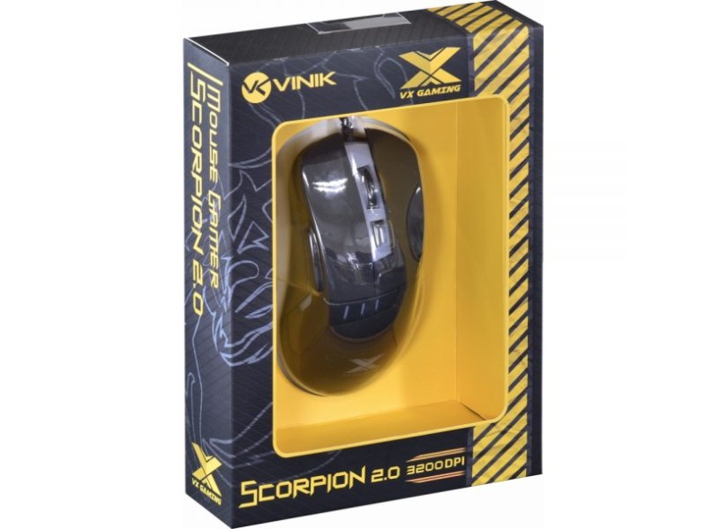 Mouse Óptico Gamer USB VX Scorpion 2.0 - Vinik