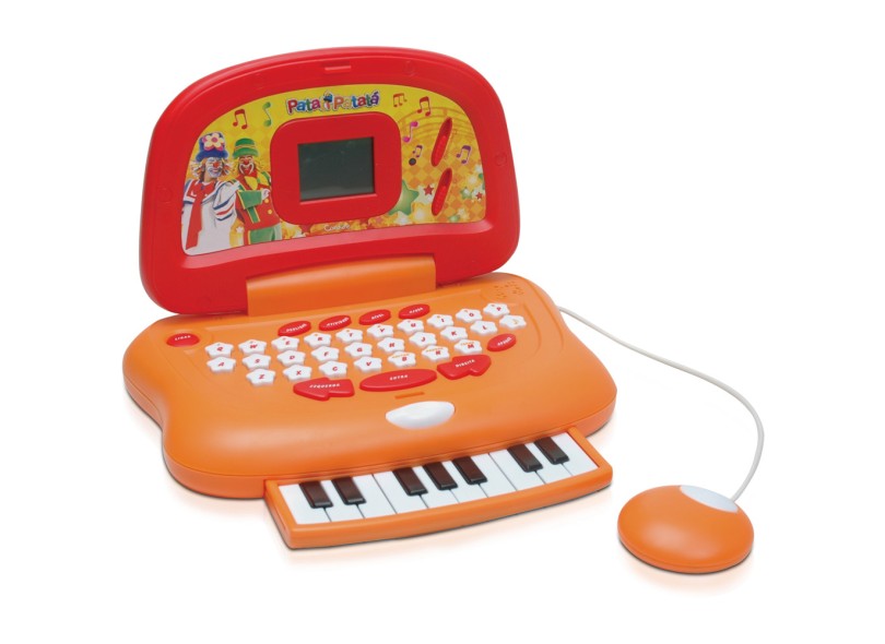 Laptop Infantil Patati Patatá 28 Atividades Candide Pianista 9513
