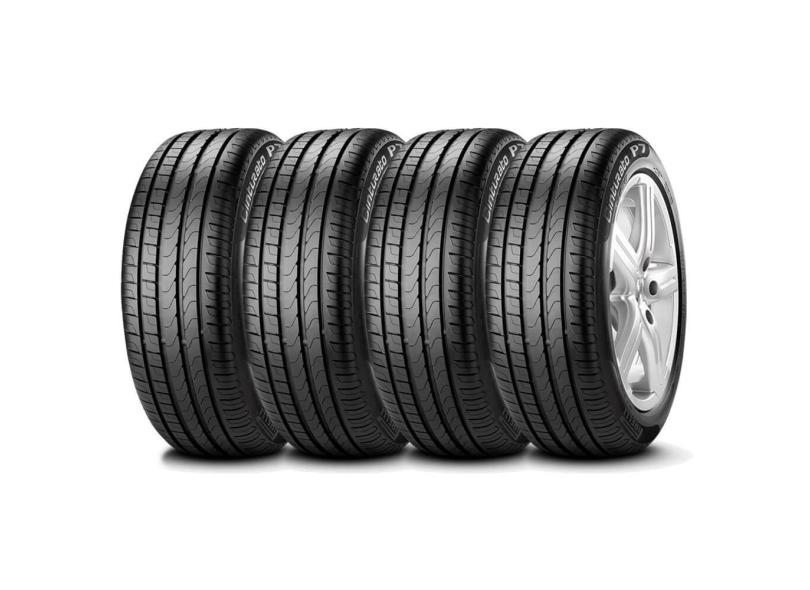 Kit 4 Pneu Pirelli Aro 17 225/45r17 91w Cinturato P7 Run Fla