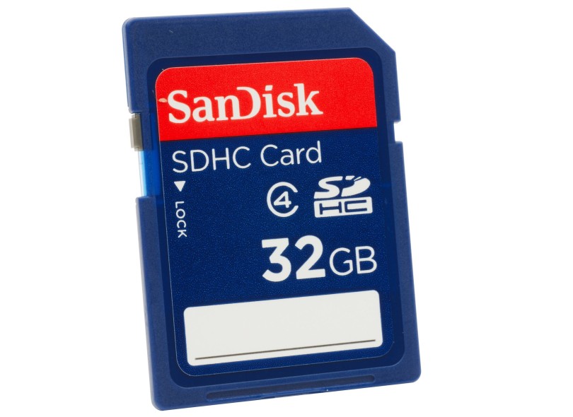 Cartão de Memória SDHC SanDisk 32 GB SDSDB-032G