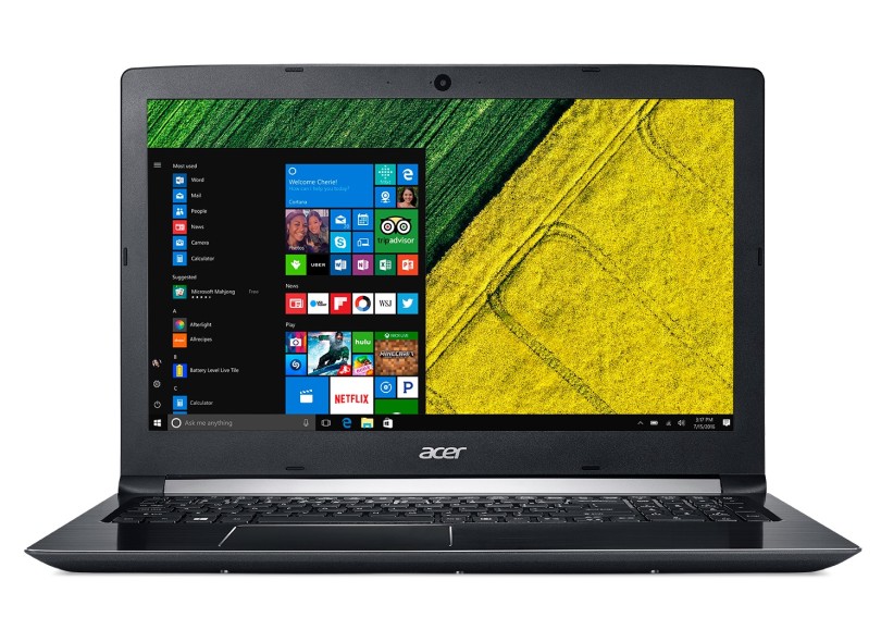 Notebook Acer Aspire 5 Intel Core i5 7200U 7ª Geração 12 GB de RAM 256.0 GB 15.6 " Windows 10 A515-51-55QD