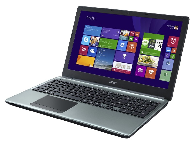 Notebook Acer Aspire E Intel Celeron N2820 4 GB de RAM HD 500 GB LED 14 " Windows 8.1 E1-510