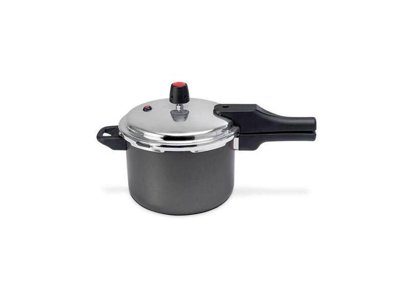 Panela De Pressão Indução Antiaderente 4,5 L Preta Multiflon - Nigro