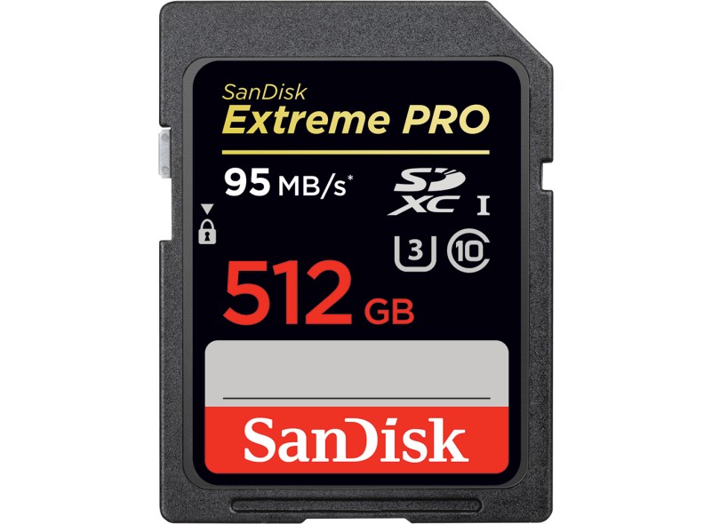 Cartão de Memória Micro SDXC SanDisk Extreme Pro 512 GB SDSDXP-512G-A46