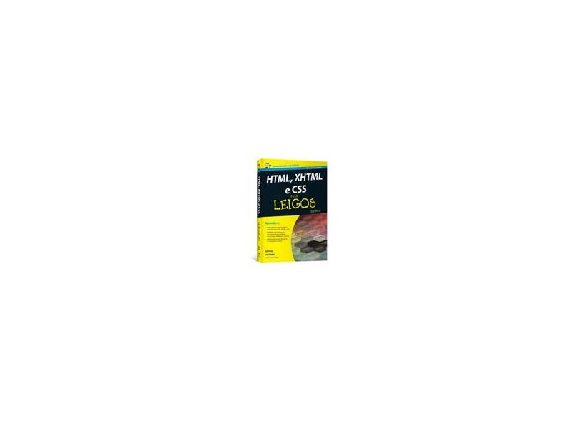 HTML, XHTML e CSS Para Leigos - Capa Comum - 9788576086970