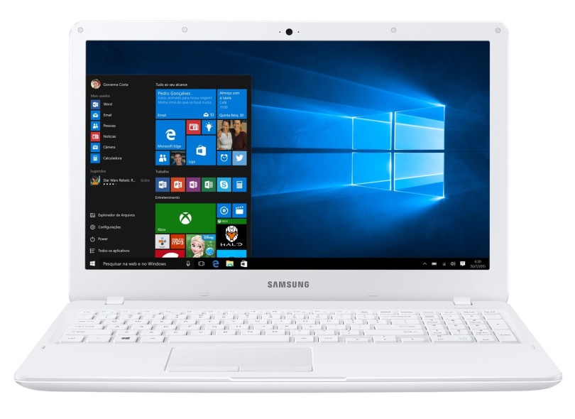 Notebook Samsung Essentials Intel Celeron 3215U 4 GB de RAM 500 GB 15.6 " Windows 10 Home NP300E5K-KFBBR
