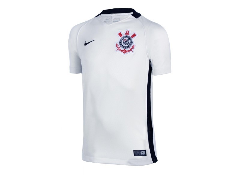 Camisa Torcedor infantil Corinthians I 2016/17 com Número Nike