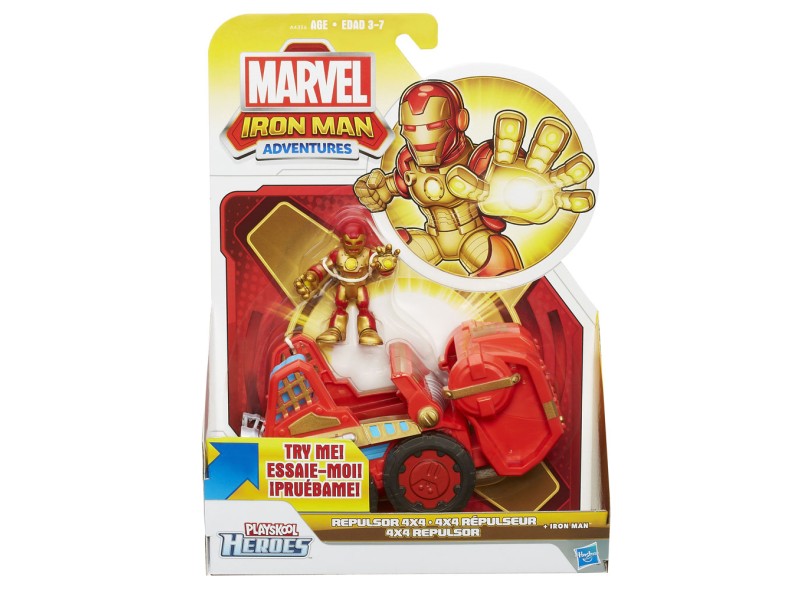 Boneco Homem de Ferro Marvel Playskool Heroes A4356 - Hasbro