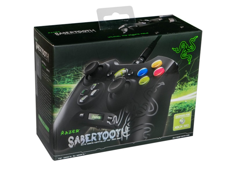 Controle PC Xbox 360 Sabertooth - Razer