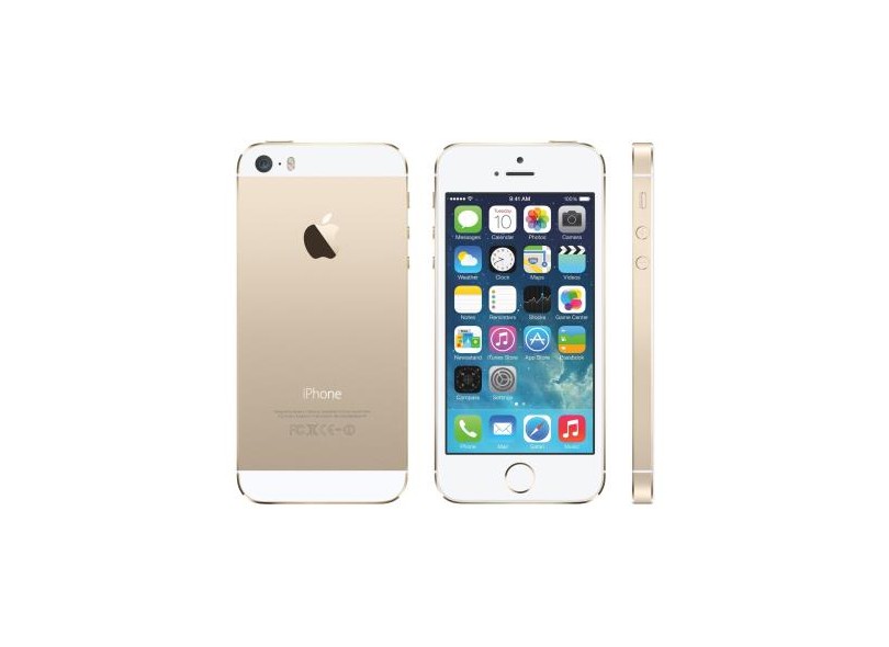 Smartphone Apple iPhone 5S 16GB Câmera 8,0 MP Desbloqueado  Wi-Fi 3G