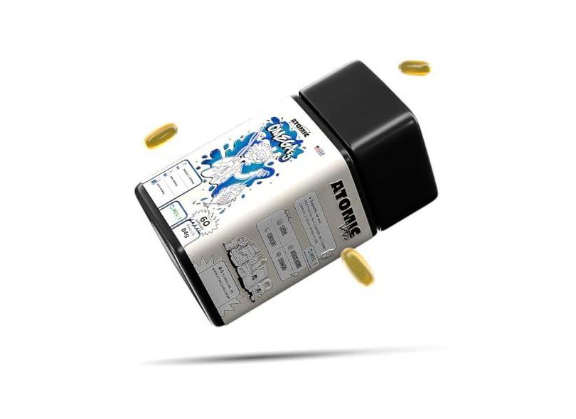 Suplemento Ômega 3 Meg-3 Atomic Labs - Epa 660mg Dha 440mg