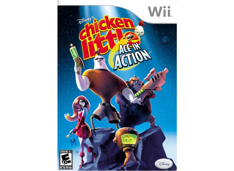 Jogo Chicken Little Ace In Action Disney Wii