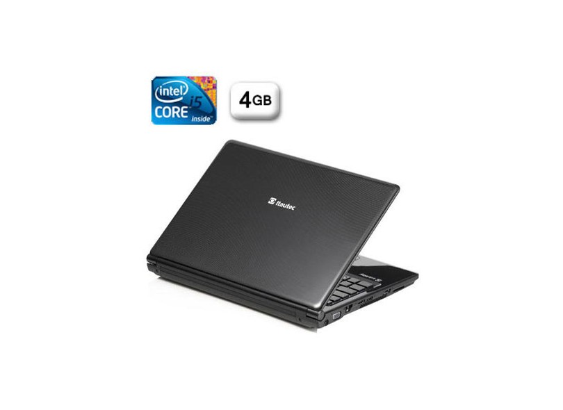 Notebook Itautec W7535-3409 4GB HD 500GB Intel i5 2410 Windows 7 Home Basic