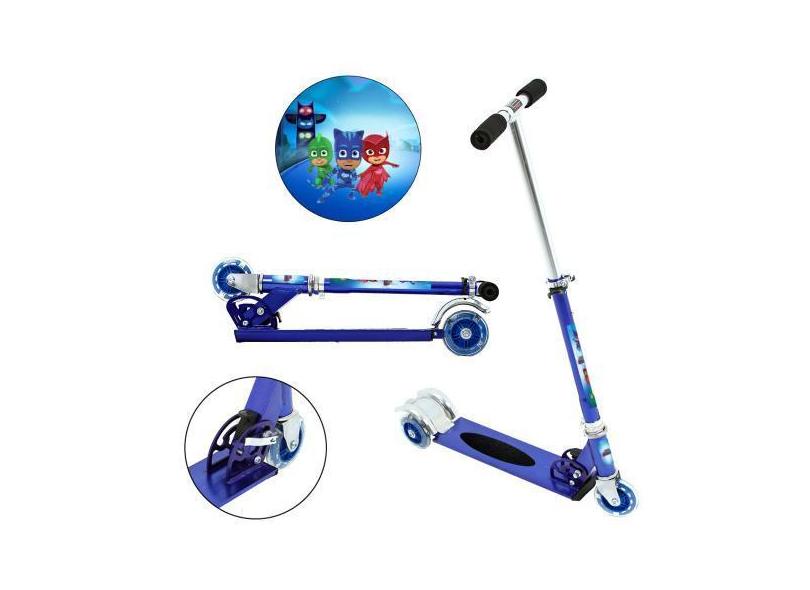 Patinete Scooter Patrulha Canina Infantil Azul De Alumínio - Dm Radica