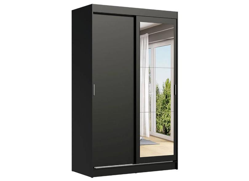 Guarda-Roupa Solteiro 2 Portas 2 Gavetas com Espelho Tokio Madesa