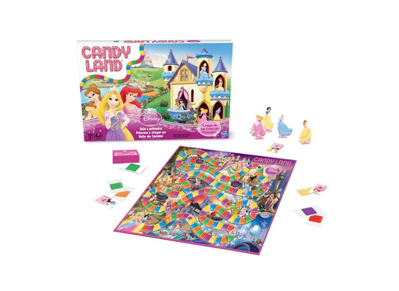 Jogo Candy Land Princesas Disney Hasbro com o Melhor Preço é no Zoom