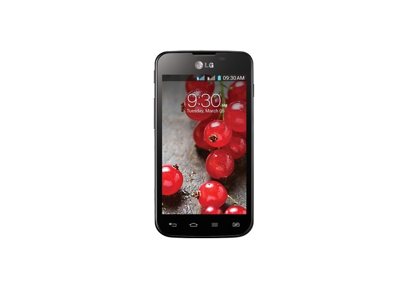 Smartphone LG Optimus L5 II Dual E455 5,0 MP Desbloqueado 2 Chips 4 GB Android 4.1 (Jelly Bean) 3G Wi-Fi