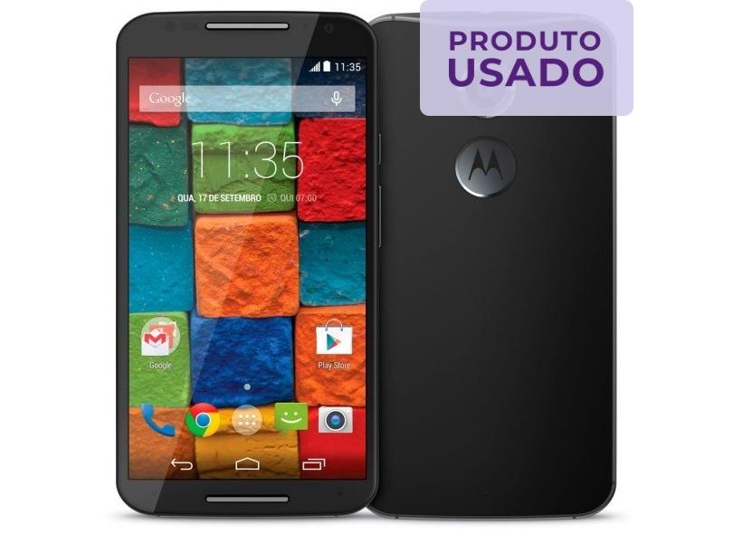 Smartphone Motorola Moto X X 2ª Geração Usado 32GB 13.0 MP Android 4.4 (Kit Kat) 4G Wi-Fi