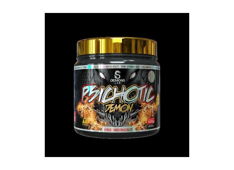 Pré Treino Psichotic Demon Gold Fruit Punch 500G Demons Lab