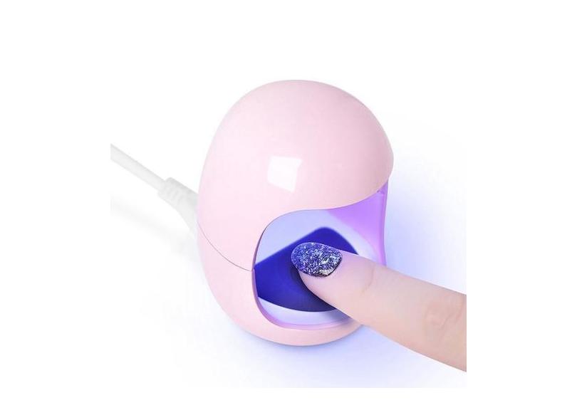 Mini Secador Cabine Unhas Secagem Rápida 30Seg Luz Uv Led - Cabine De