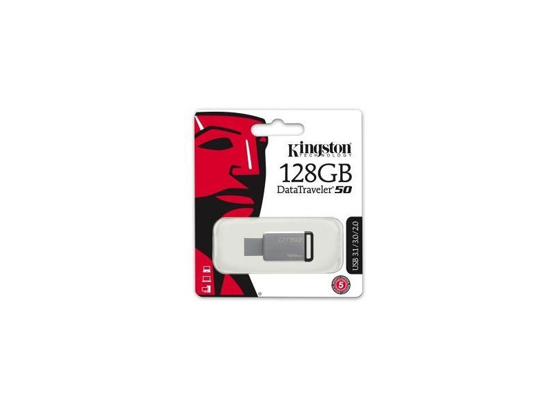 Pen Drive Kingston Data Traveler 128 GB USB 3.1 DT50/128GB