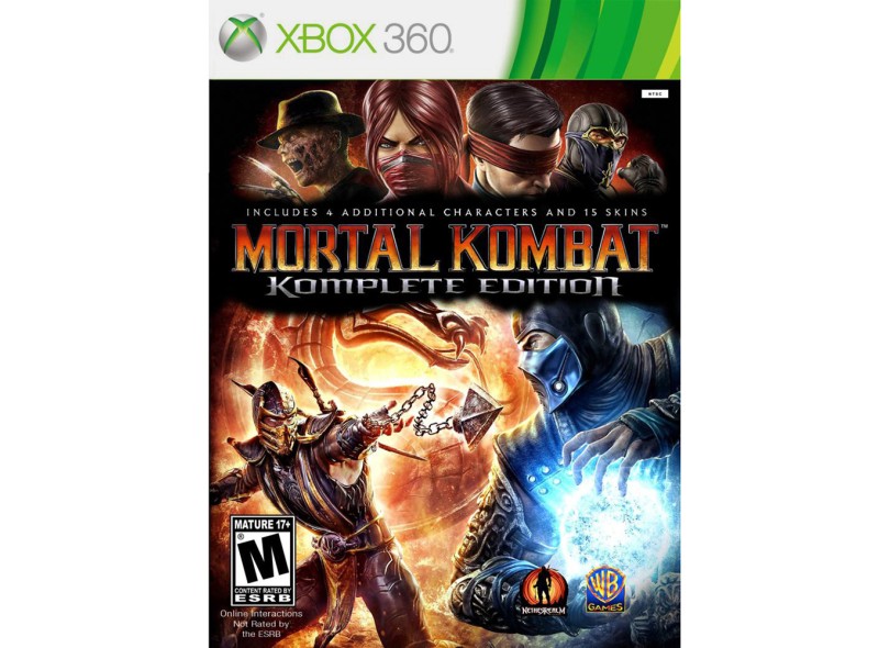 Jogo Mortal Kombat Komplete Edition Xbox 360 Warner Bros em Promoção é no  Bondfaro