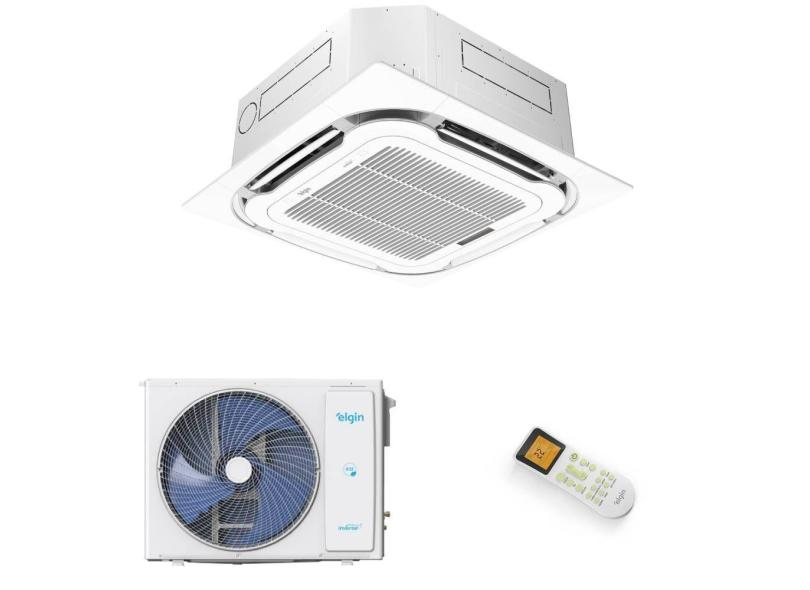 Ar Condicionado Split Cassete Elgin Plus Inverter 18000 BTUs Frio 220V KDFE18C2CA