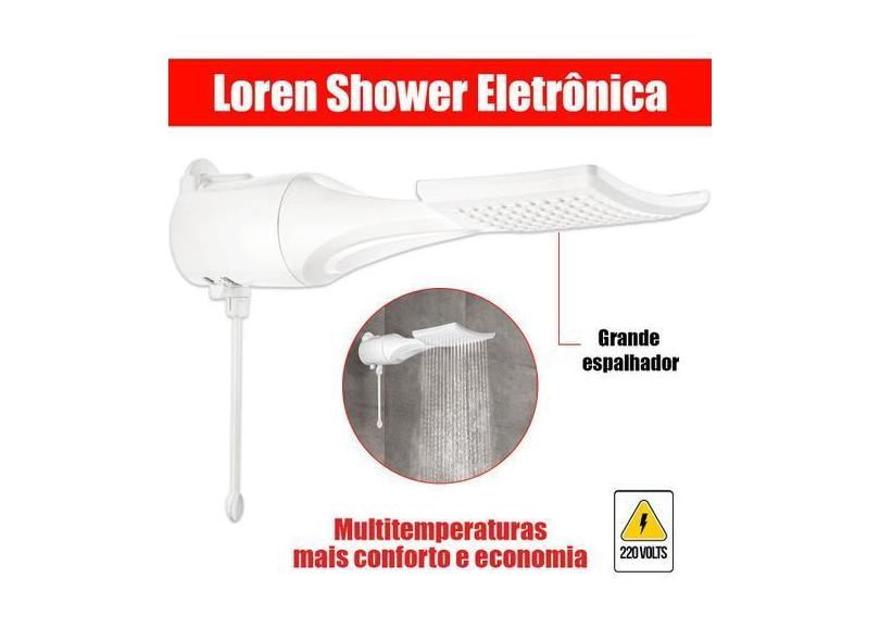 Chuveiro Ou Ducha Bom E Barato Lorenzetti Loren Shower Eletrônico 220V ...
