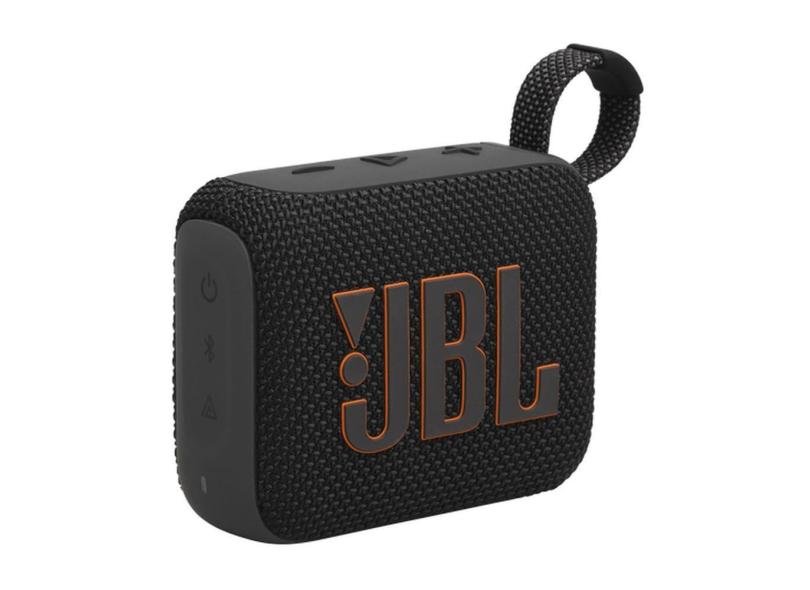 Caixa de Som Portátil Bluetooth JBL GO 4 Black IP67