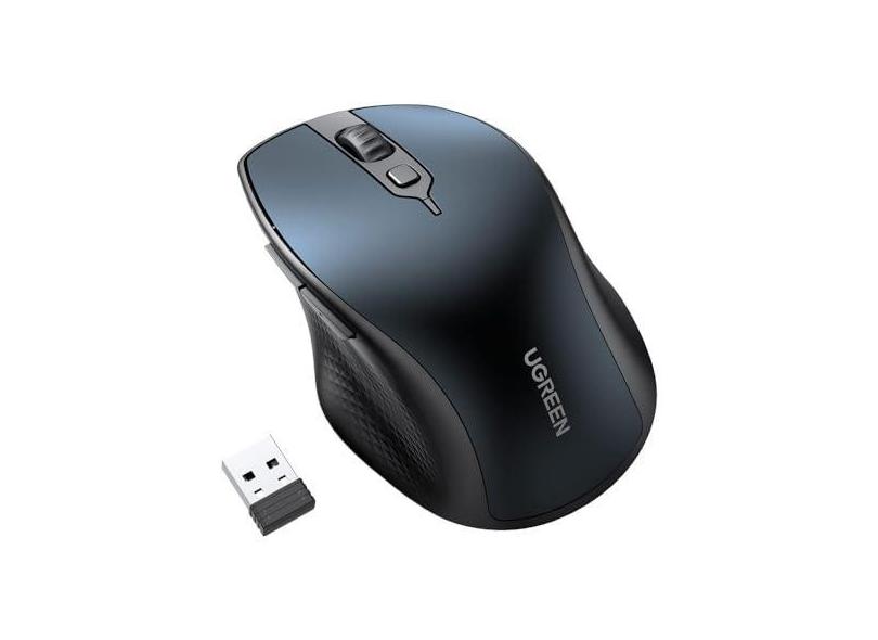Mouse Bluetooth Sem Fio Sensor 4000Dpi Conexão Wireless 2,4GHz Azul Design Ergonômico Ideal para Escritório Jogos trabalho Ampla Compatibilidade Conexão Estável e Rápida MPOWER