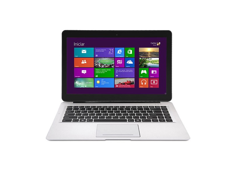 Ultrabook Qbex Intel Core i3 3217U 3ª Geração 4 GB 500 GB Touchscreen 14" Windows 8