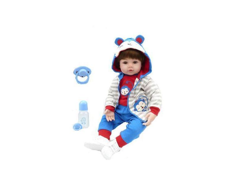 Bebe Reborn Menino 48cm Silicone Realista Baby Fashion em Promoção é no  Buscapé